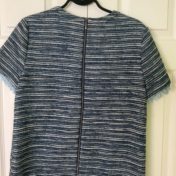 424 fifth short sleeved crew neck top, blue,medium for women - Picture 2 of 6